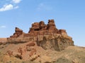 Canyon Charyn (Sharyn) towers in the valley of Castles Royalty Free Stock Photo